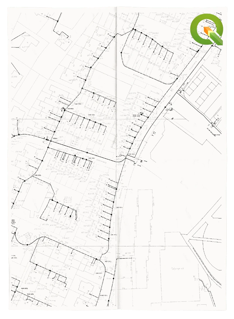 Leitungsplan als QGIS-Layer je Sparte getrennt